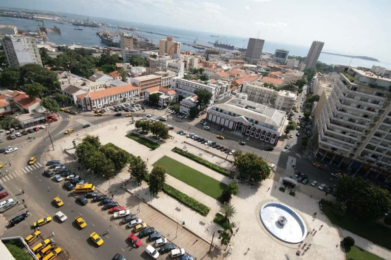 Cityscape in Senegal