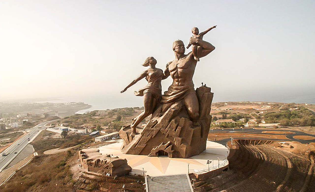 African Renaissance Monument in Dakar